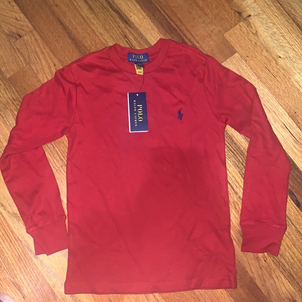 Polo Ralph Lauren Boys long sleeve Small(8) Red